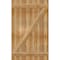 Ekena Millwork Joined Board-n-Batten Shutters w/Z-Bar, Rough Sawn Western Red Cedar, 32 1/4W x 52H, PR RBJ06Z32X052RWR - alternate 4